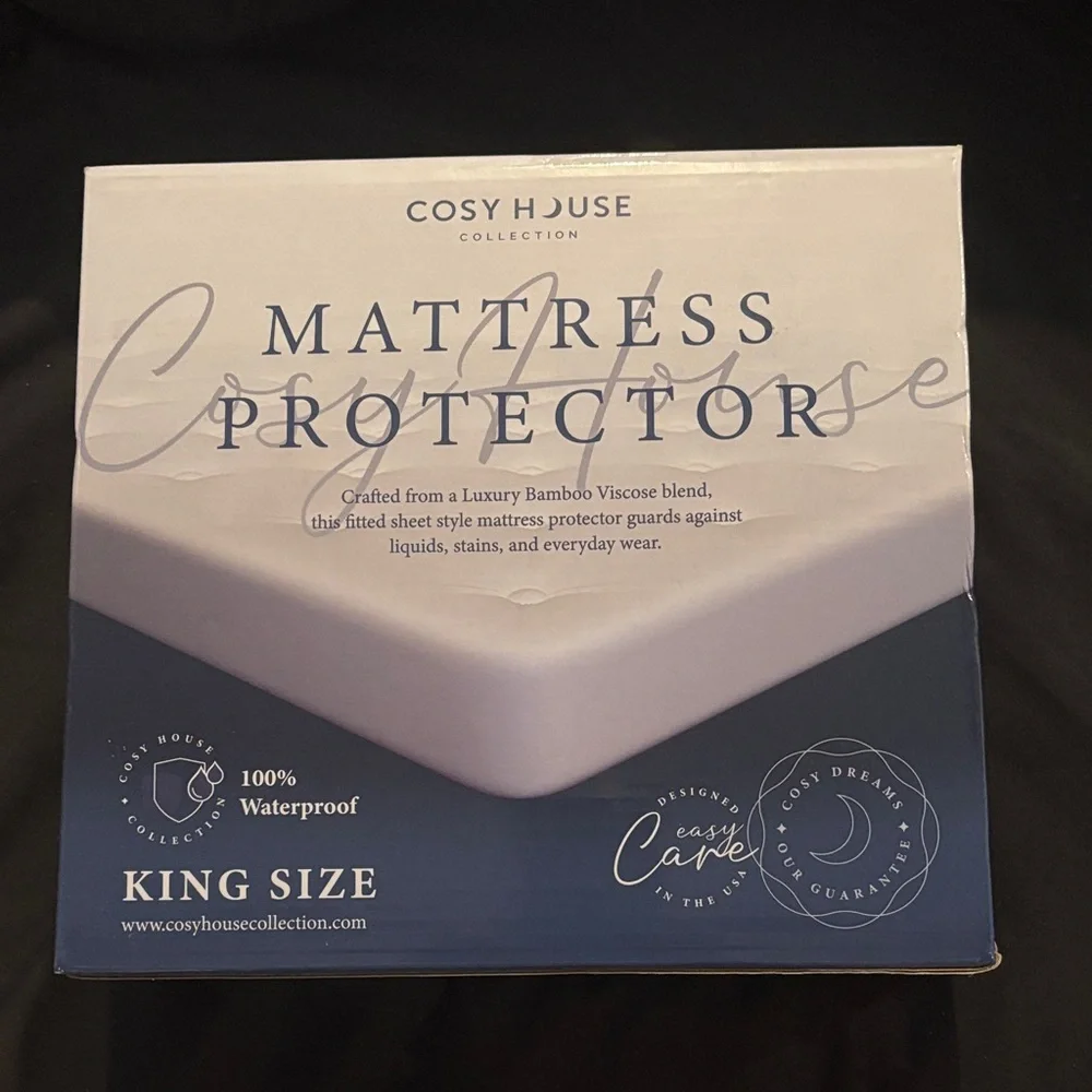 White Mattress Protector - King Size